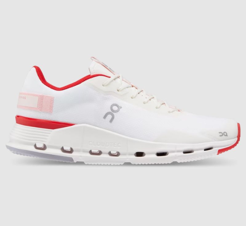 On Running | For Women Cloudnova Form-White | Red