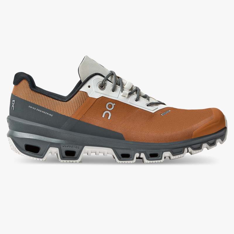 On Running | For Men Cloudventure Waterproof-Pecan | Lead