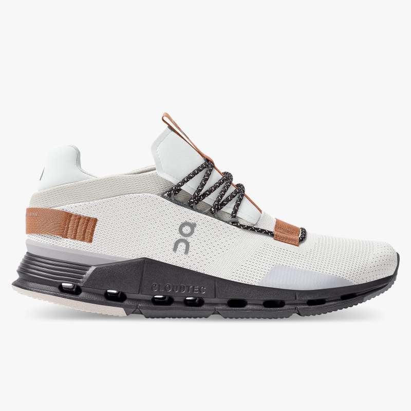 On Running | For Women Cloudnova-White | Pecan