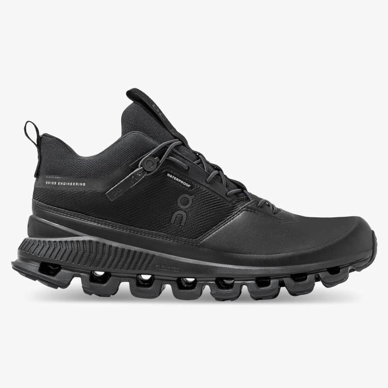 On Running | For Women Cloud Hi Waterproof-All | Black