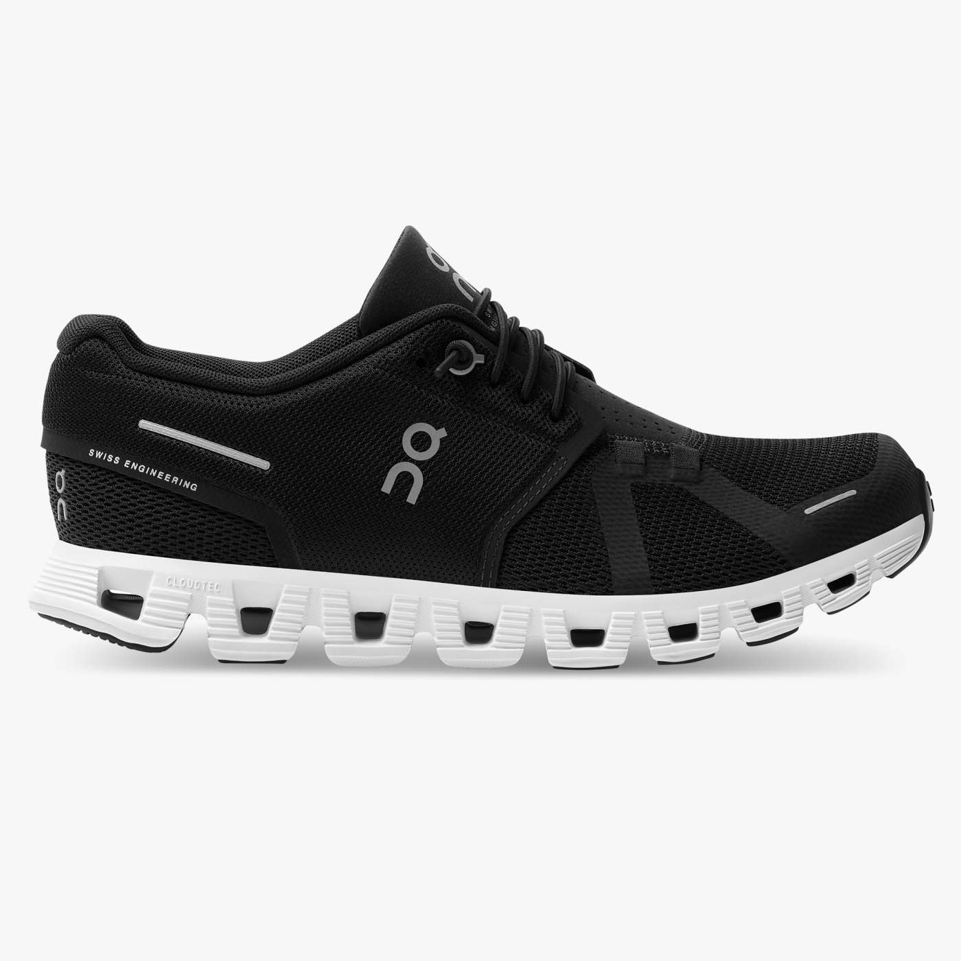 On Running | For Men Cloud 5-Black | White