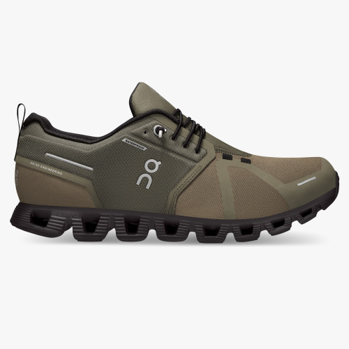 On Running | For Men Cloud 5 Waterproof-Olive | Black