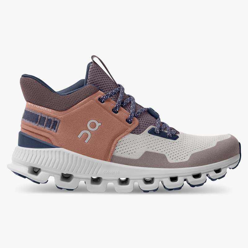 On Running | For Women Cloud Hi Edge-Pecan | Clay