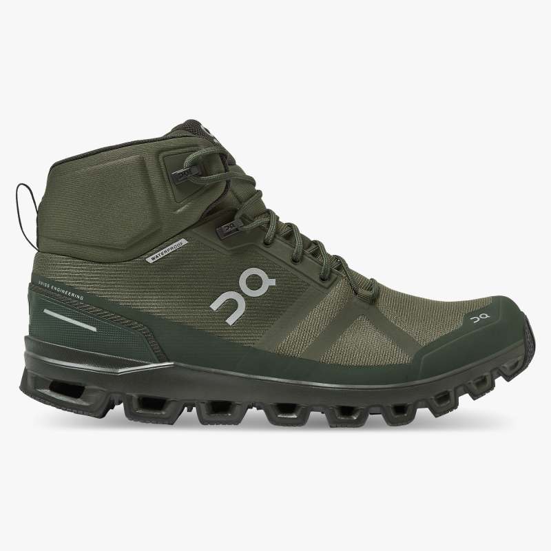 On Running | For Men Cloudrock Waterproof-Jungle | Fir