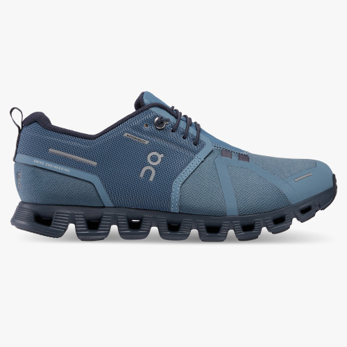 On Running | For Women Cloud 5 Waterproof-Metal | Navy