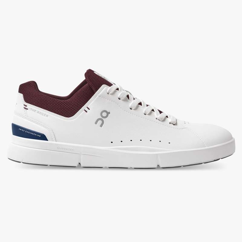 On Running | For Men THE ROGER Advantage-White | Mulberry