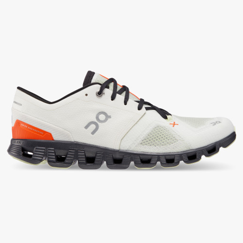 On Running | For Men Cloud X 3-Ivory | Flame